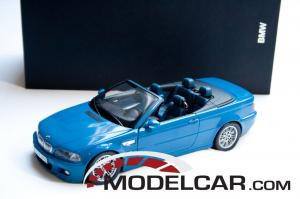 Kyosho BMW M3 convertible e46 Blauw
