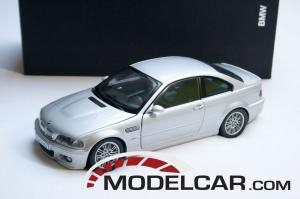Kyosho BMW M3 coupe e46 Zilver