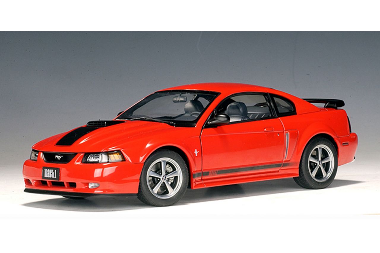 AUTOart Ford Mustang 4 Mach I 2003 Torch Red 73002 English