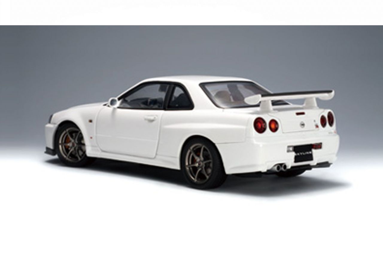 Autoart Nissan Skyline Gt R R34 V Spec Ii Upgraded White Pearl Modelcar Com