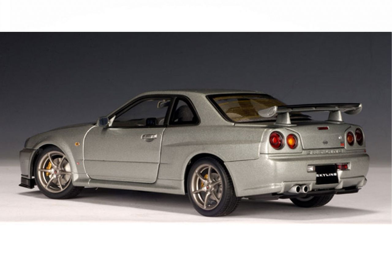 Autoart Nissan Skyline R34 Gtr V Spec Ii Sparkling Silver Modelcar Com