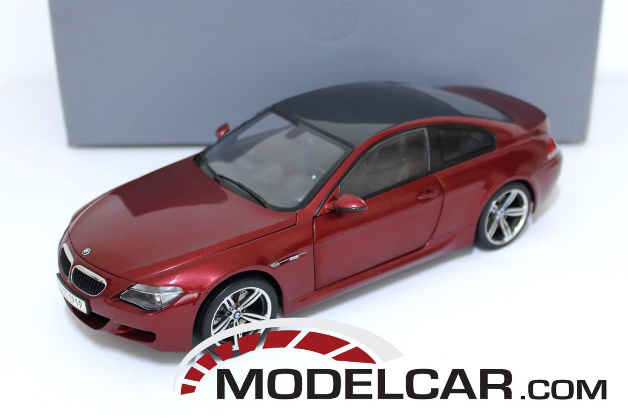 Kyosho BMW M6 coupe e63 Indianapolis Red dealer edition 